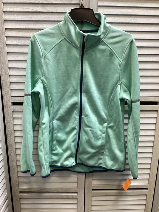 Athletic Jacket By Xersion In Teal, Size: L