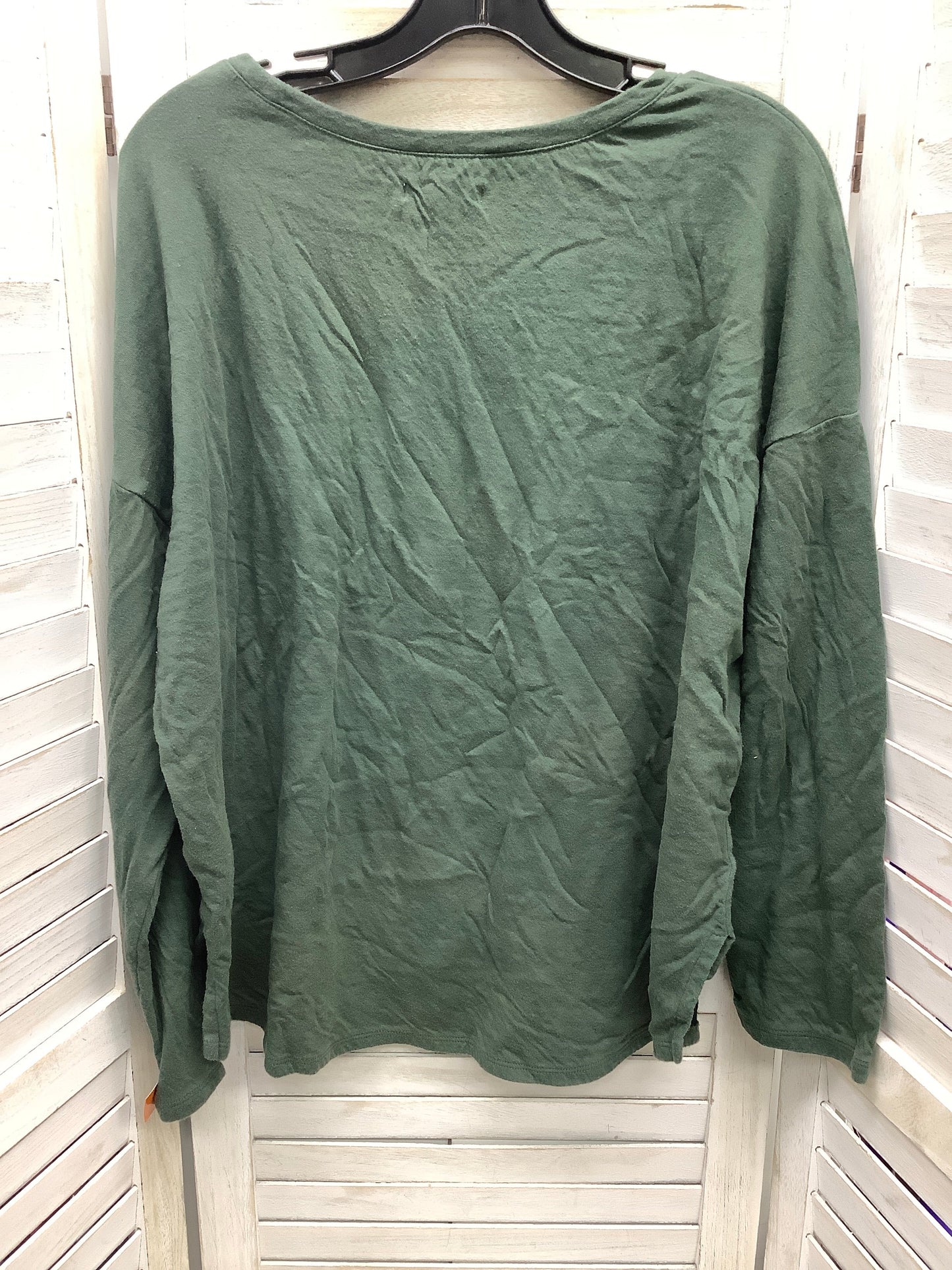 Green Top Long Sleeve Madewell, Size Xl