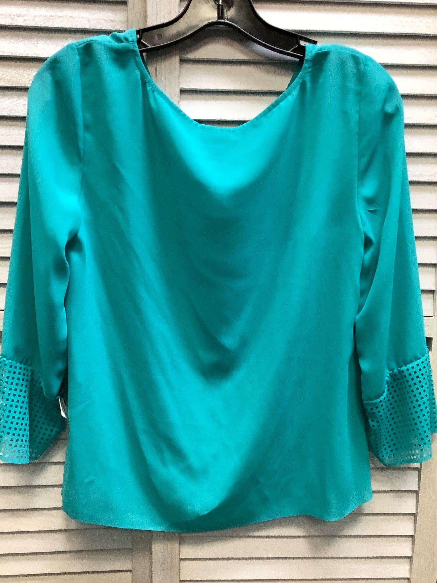 Teal Top 3/4 Sleeve Worthington, Size S