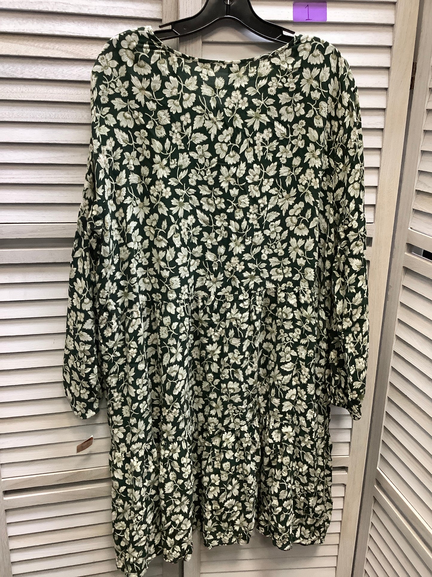 Floral Print Dress Casual Short Old Navy, Size 2x
