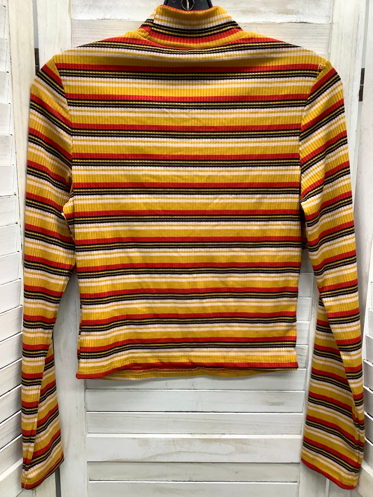 Striped Pattern Top Long Sleeve Shein, Size L
