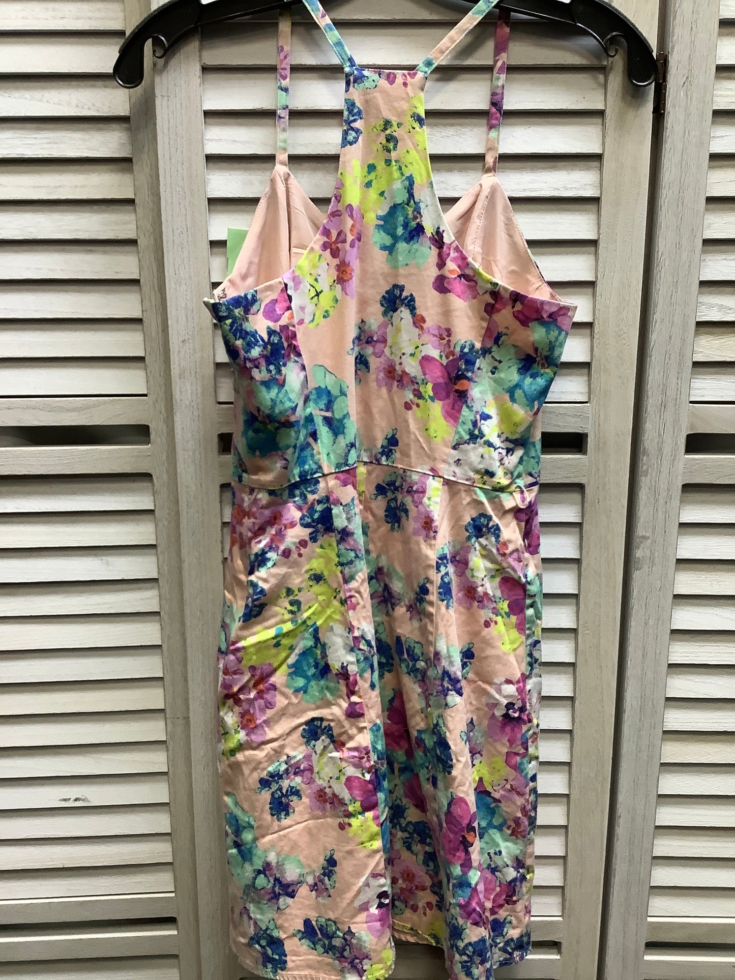 Floral Print Dress Casual Short Clothes Mentor, Size S