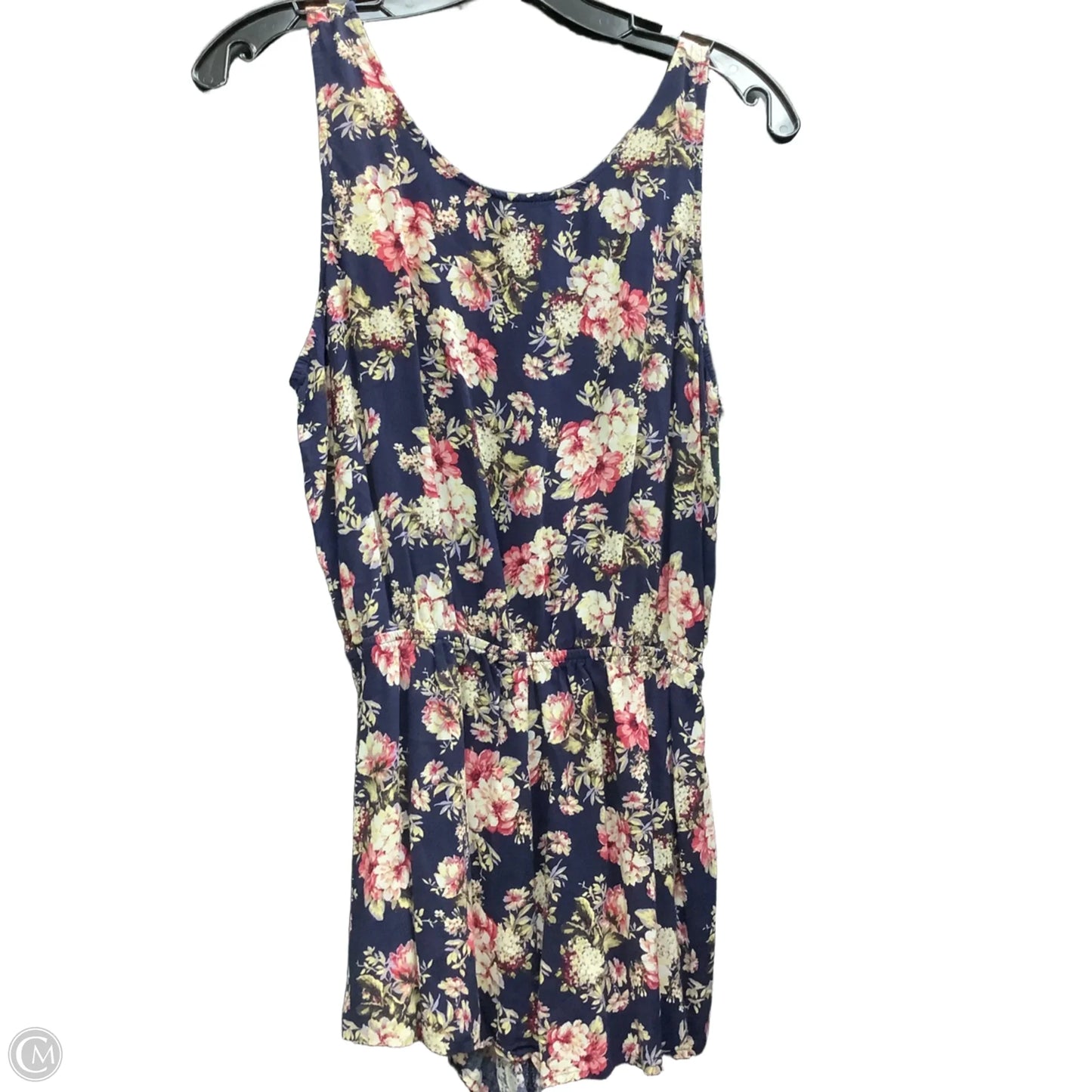 Romper By Active Usa In Floral Print, Size: M