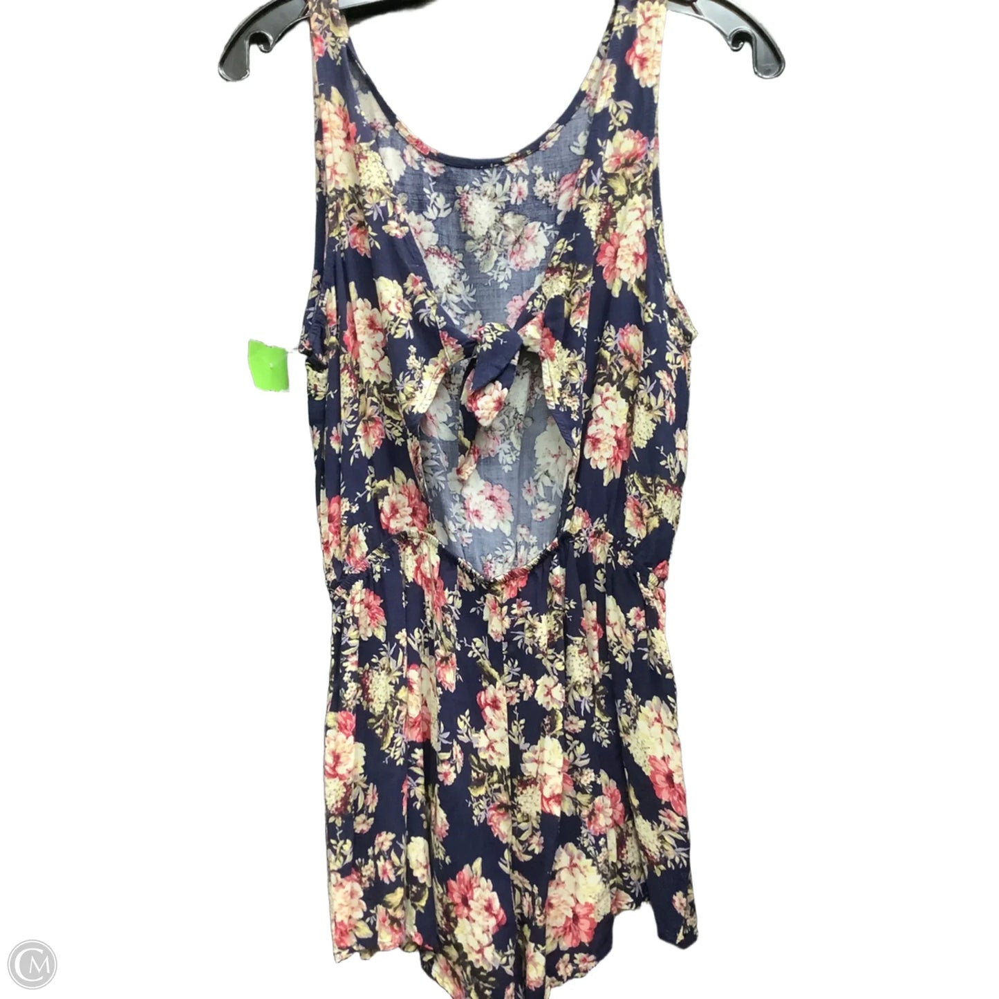 Romper By Active Usa In Floral Print, Size: M