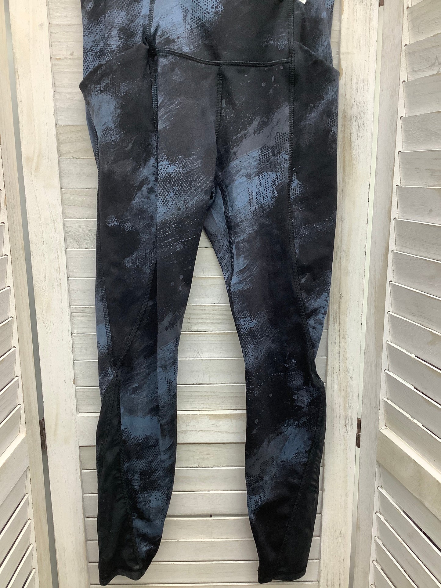 Athletic Leggings By All In Motion In Black & Blue, Size: S