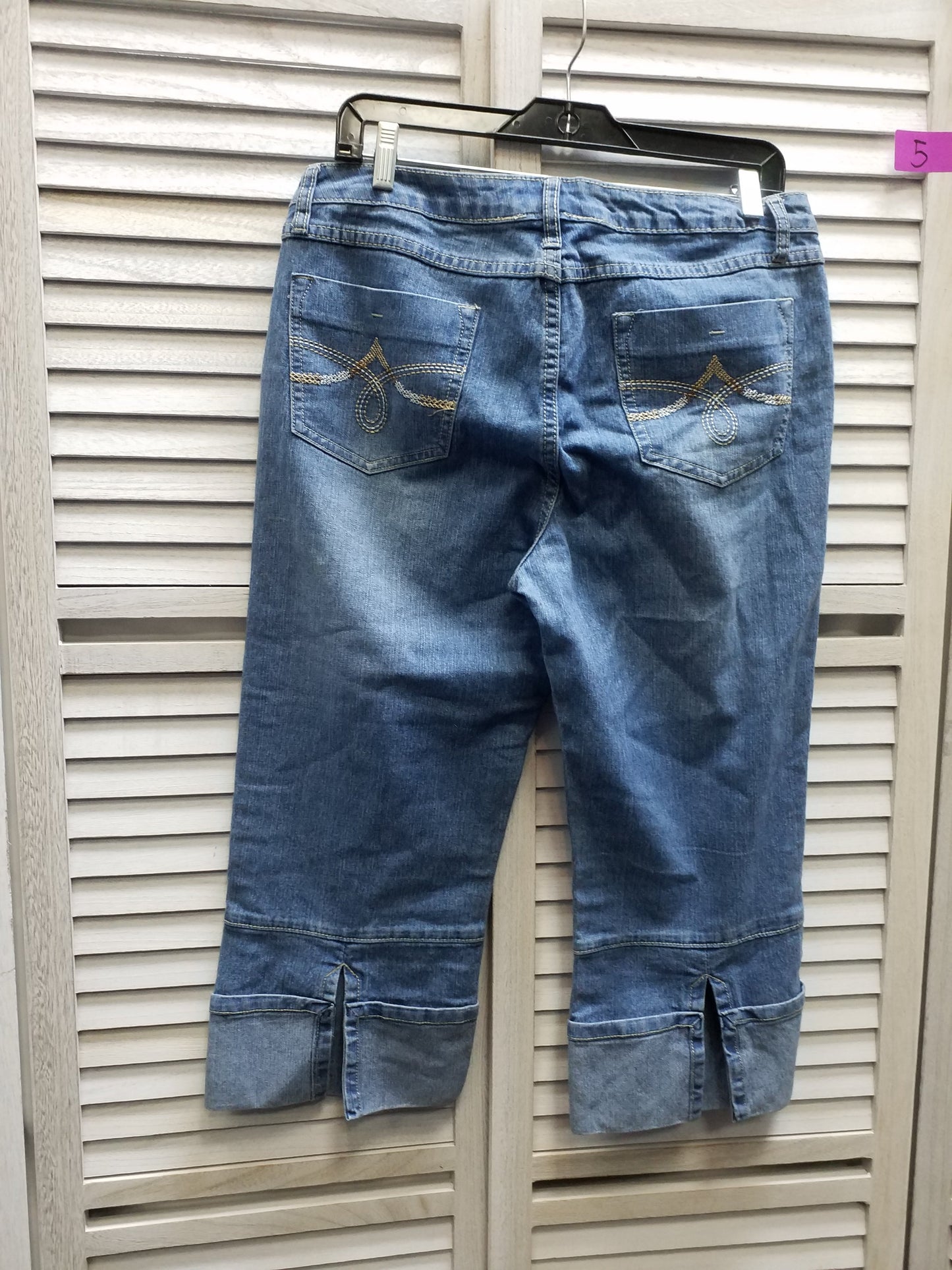 Blue Denim Capris Faded Glory, Size 10