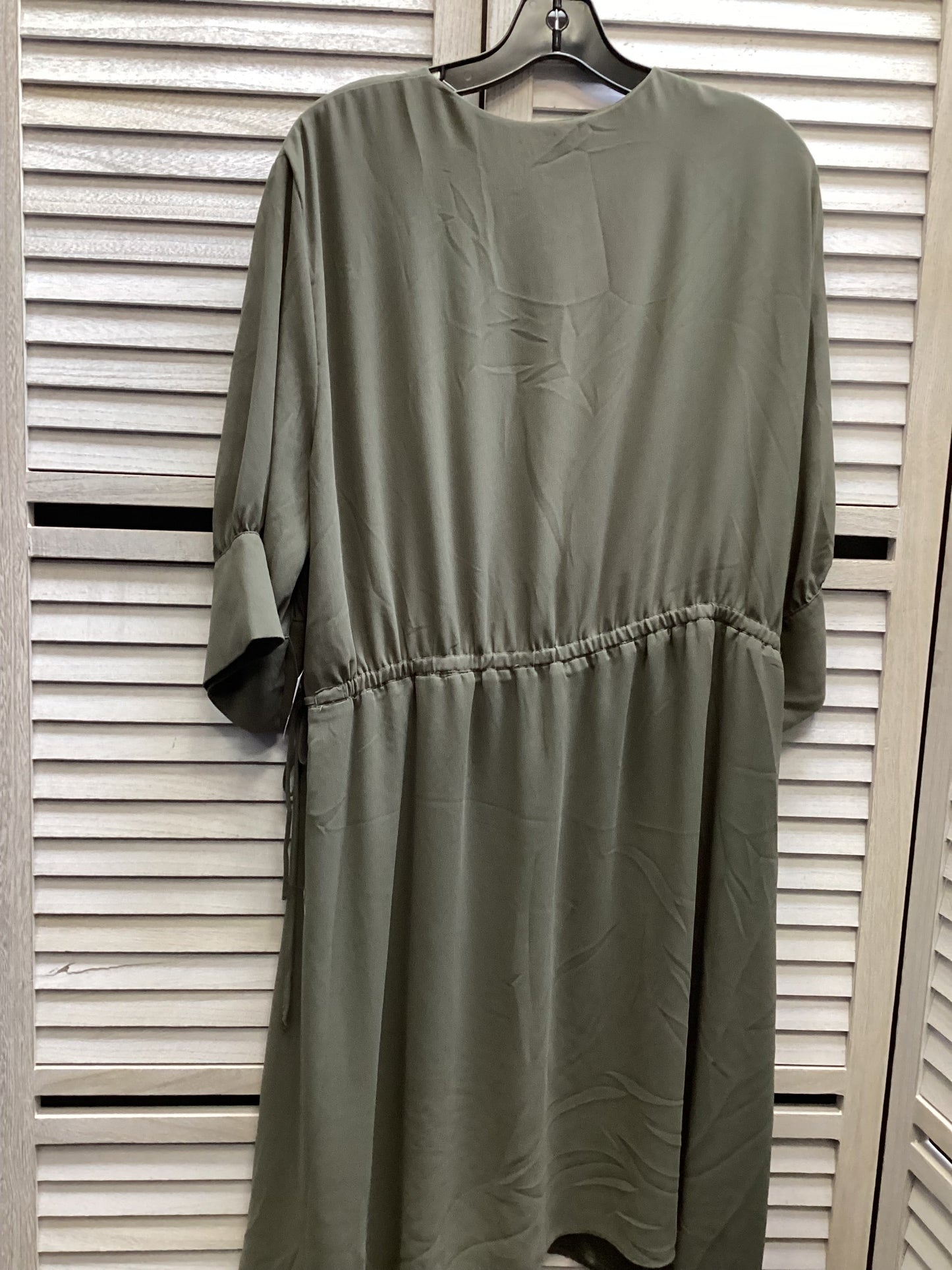 Dress Casual Short By H&m In Green, Size: Xl