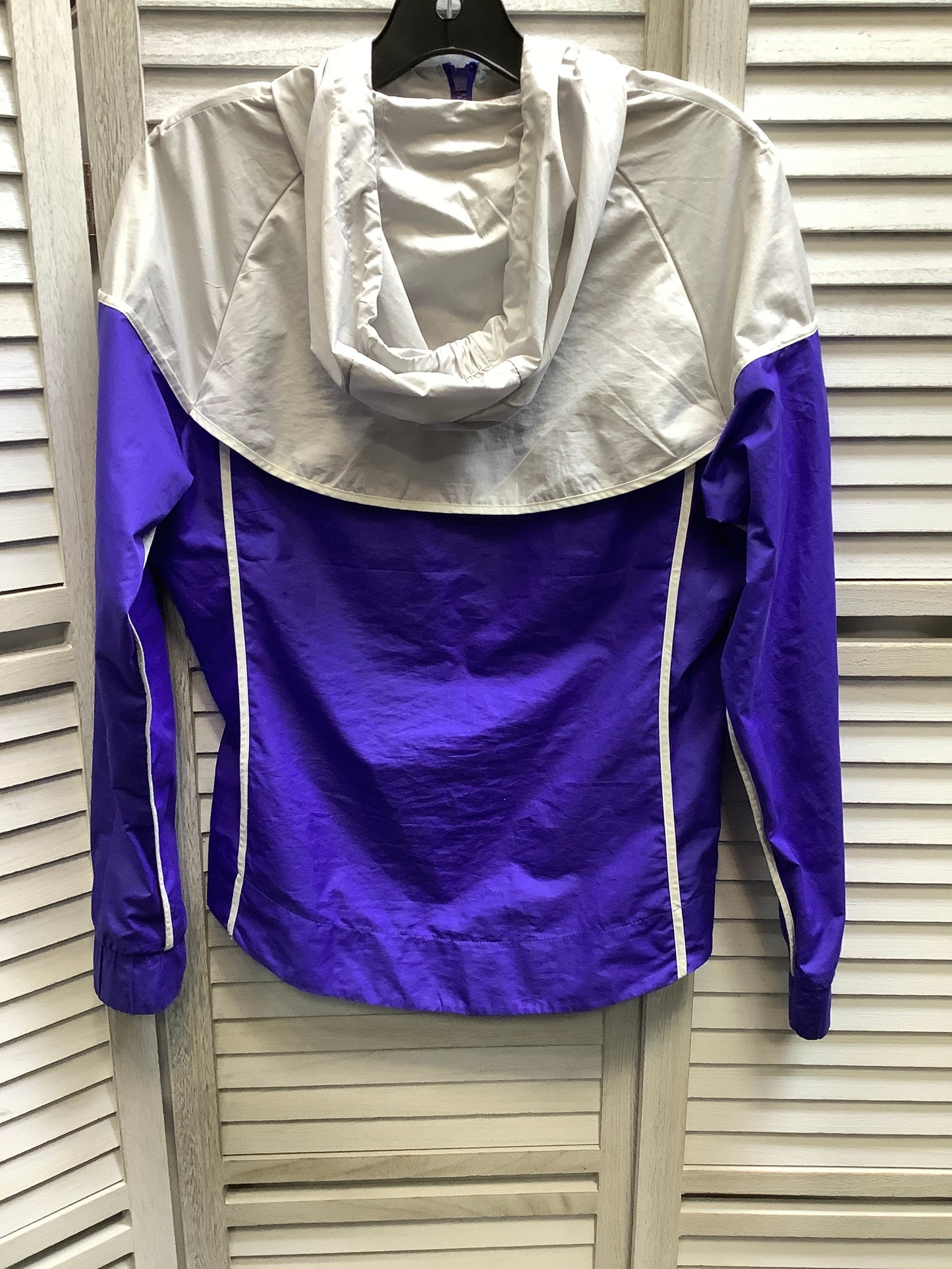 Purple & White Jacket Windbreaker Nike, Size Xs