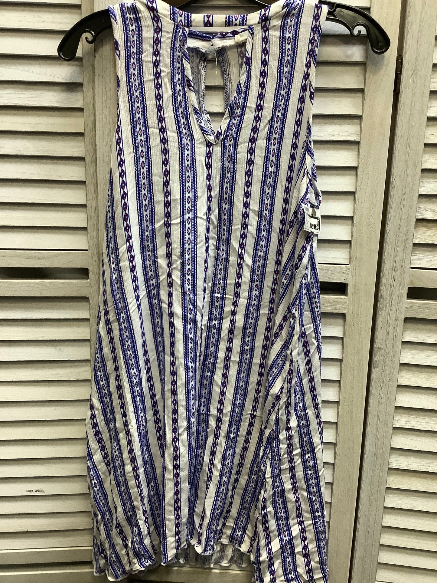 Multi-colored Dress Casual Short Elan, Size S