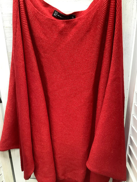 Sweater By New York And Co In Red, Size: 2x