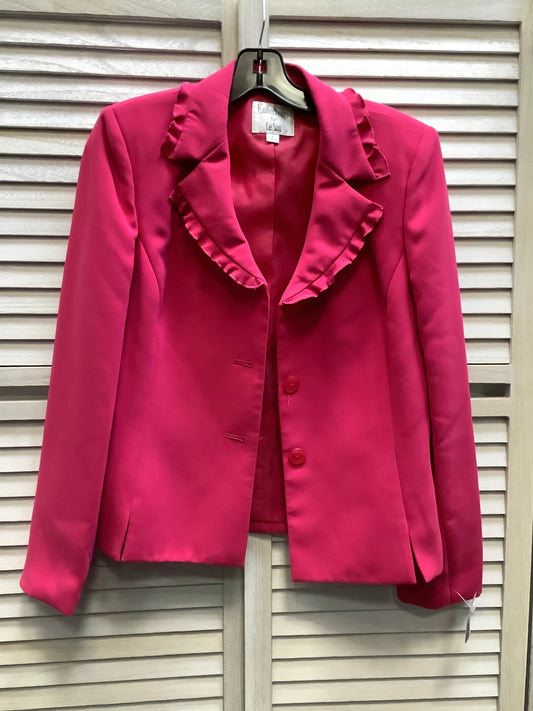 Pink Blazer Le Suit, Size 6
