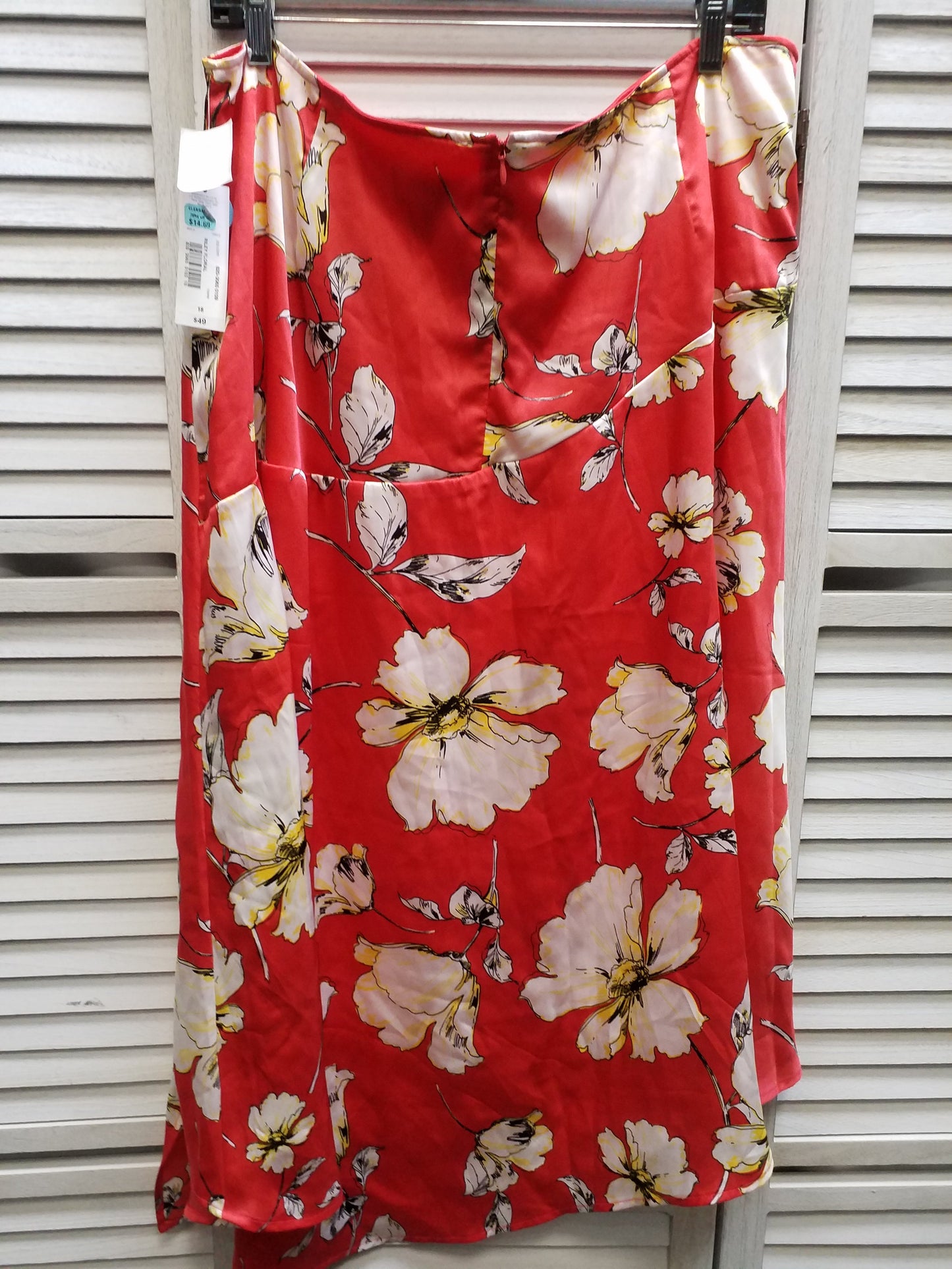 Red Skirt Maxi Worthington, Size 18