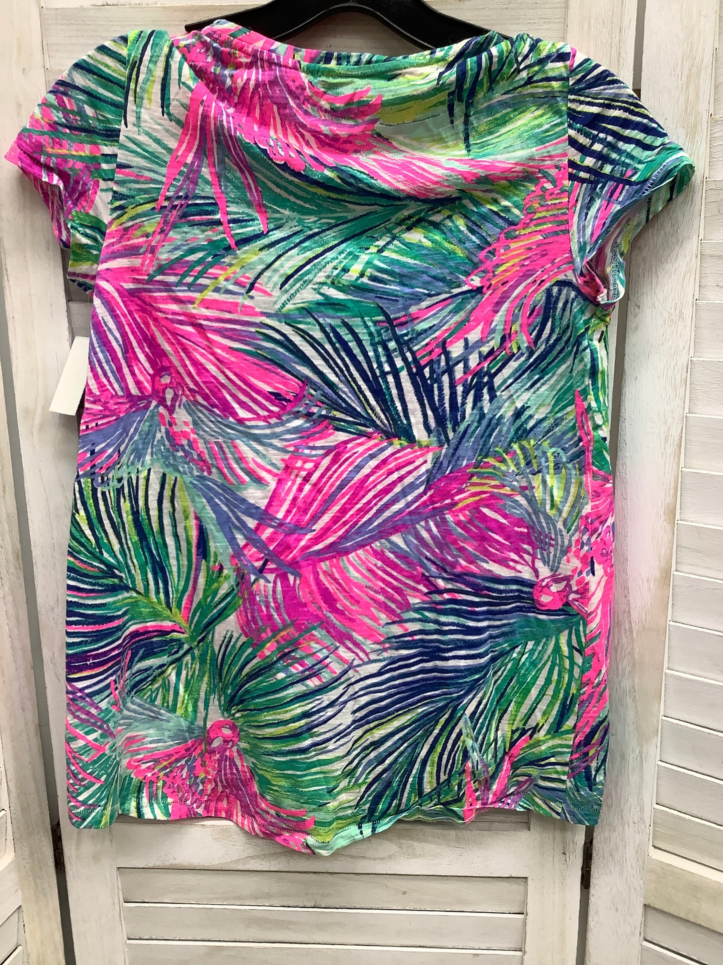 Multi-colored Top Short Sleeve Basic Lilly Pulitzer, Size Xxs