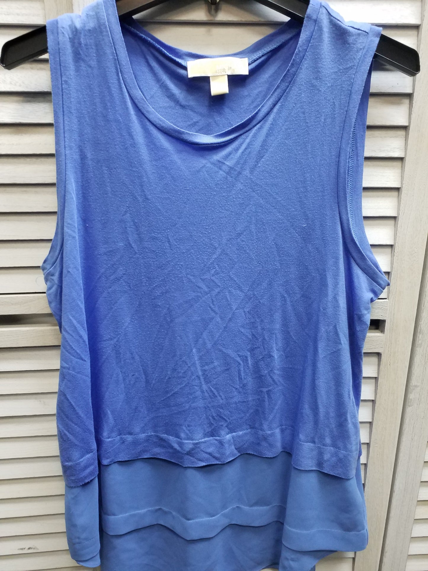 Blue Top Sleeveless Michael By Michael Kors, Size Xl