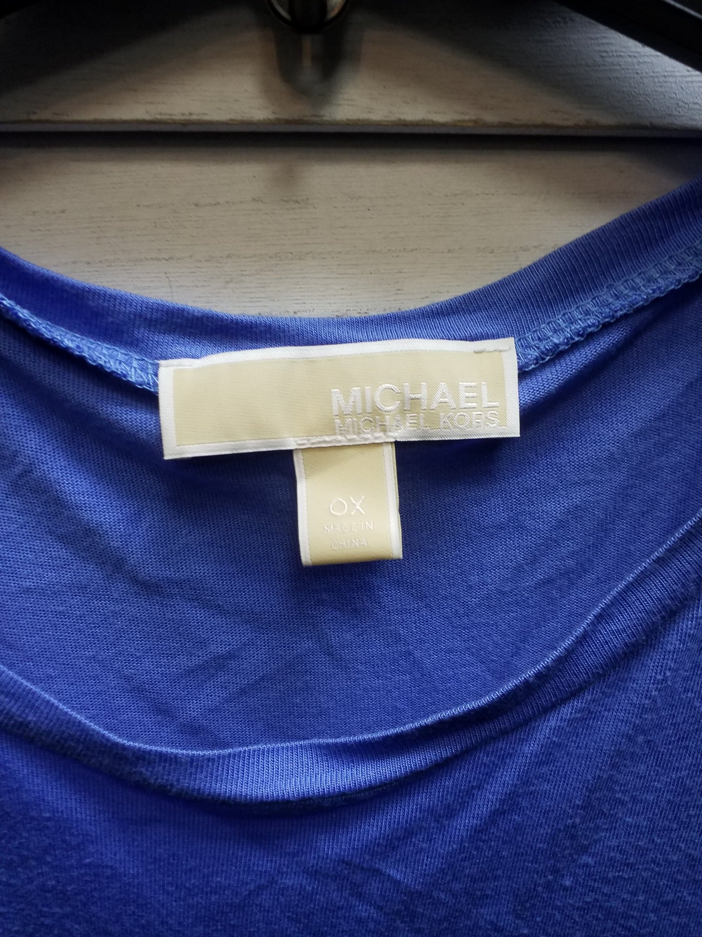 Blue Top Sleeveless Michael By Michael Kors, Size Xl