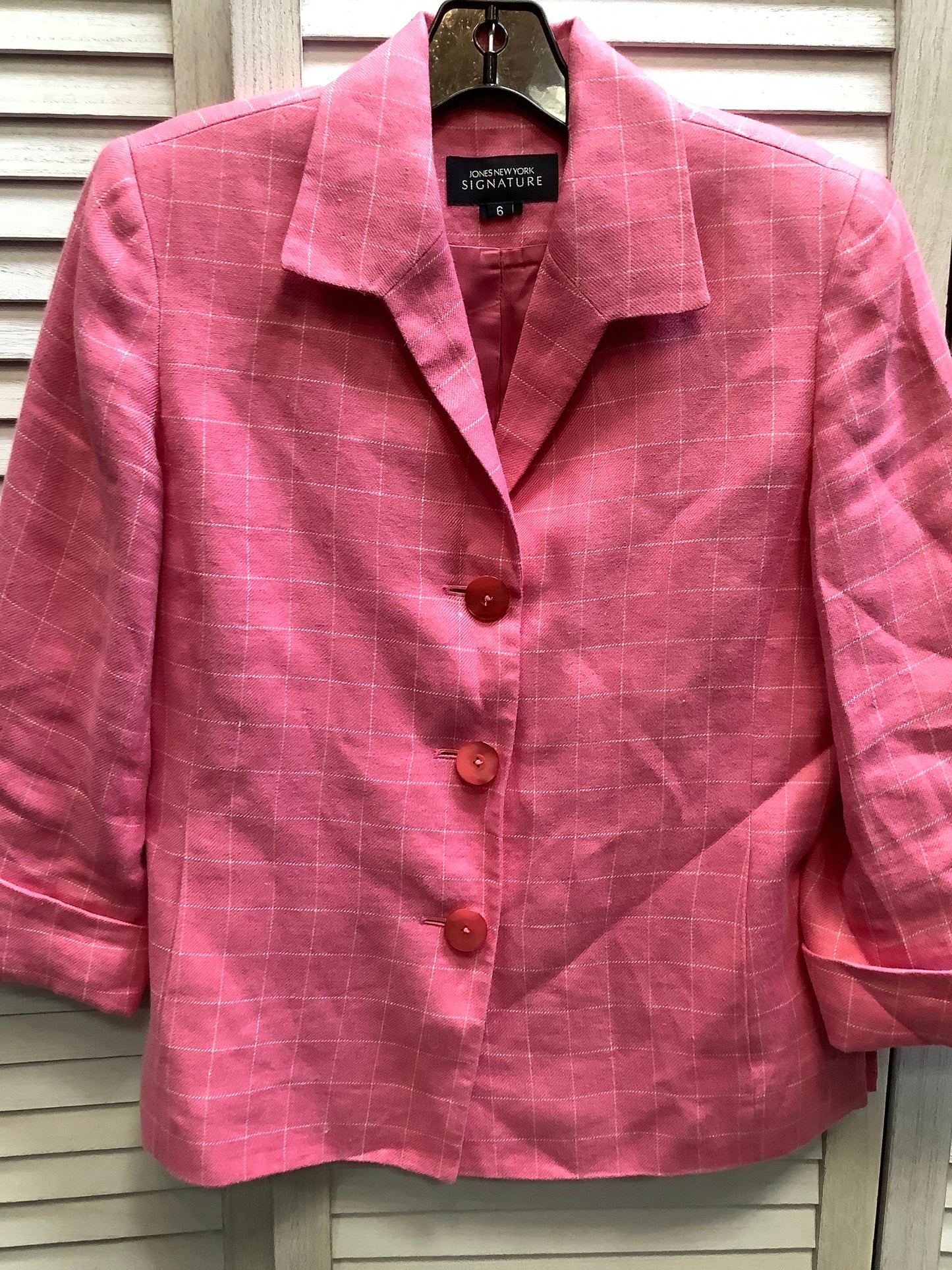 Pink Blazer Jones New York, Size 6