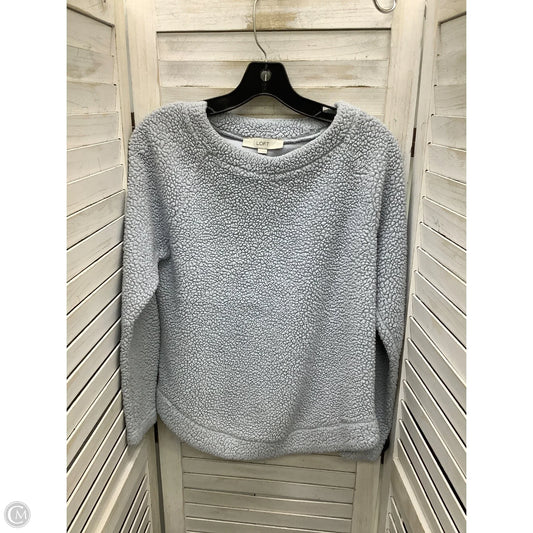 Sweatshirt Crewneck By Loft In Light Blue, Size: S