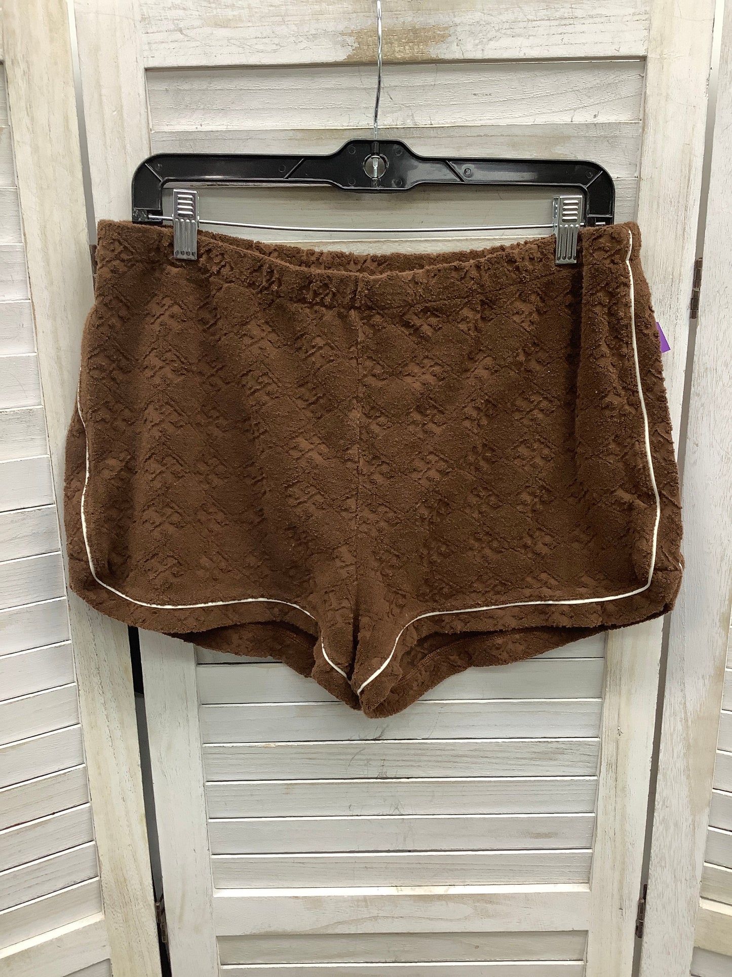 Brown Shorts Designer Tory Burch, Size L