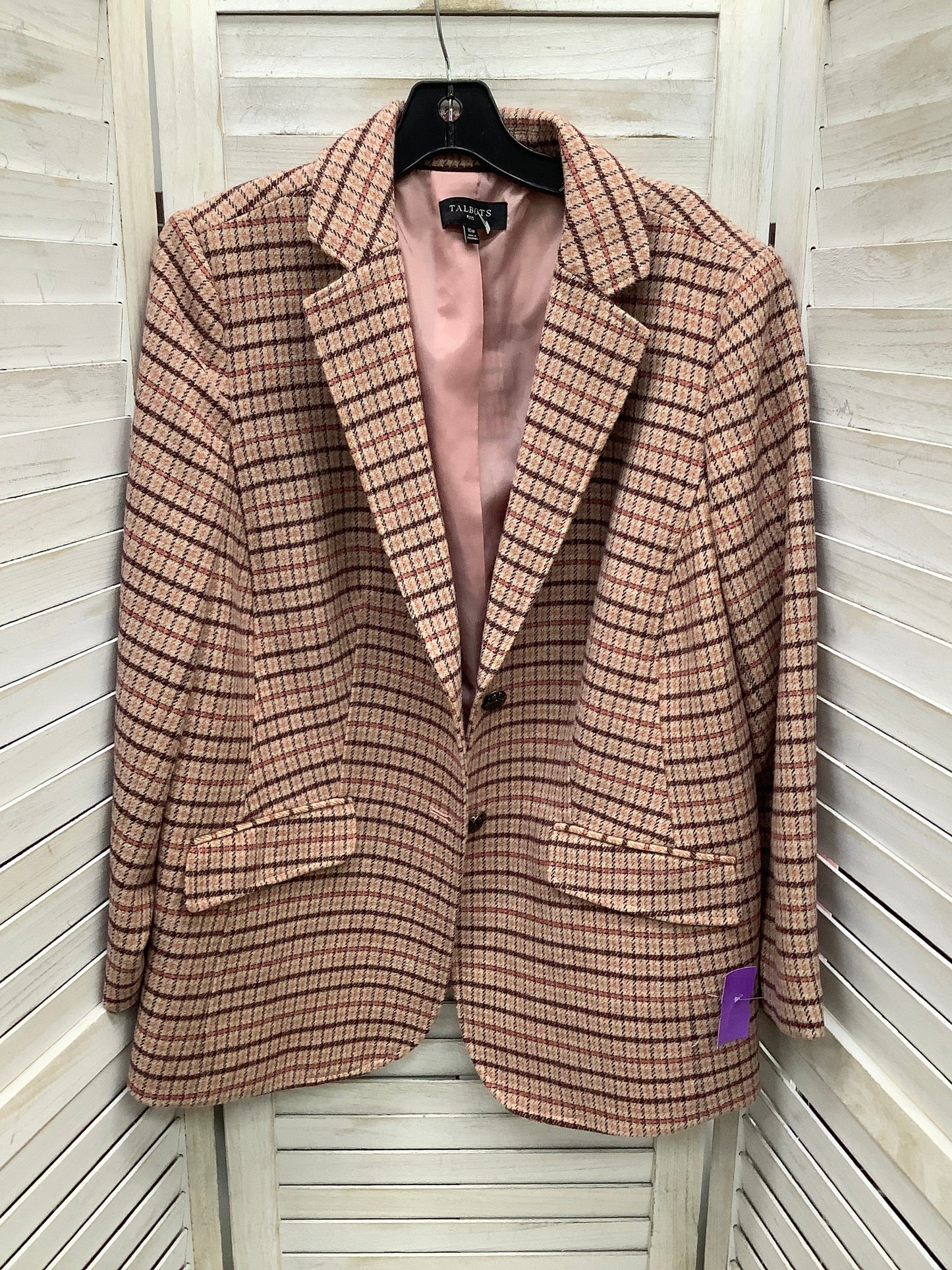 Pink Blazer Talbots, Size 16