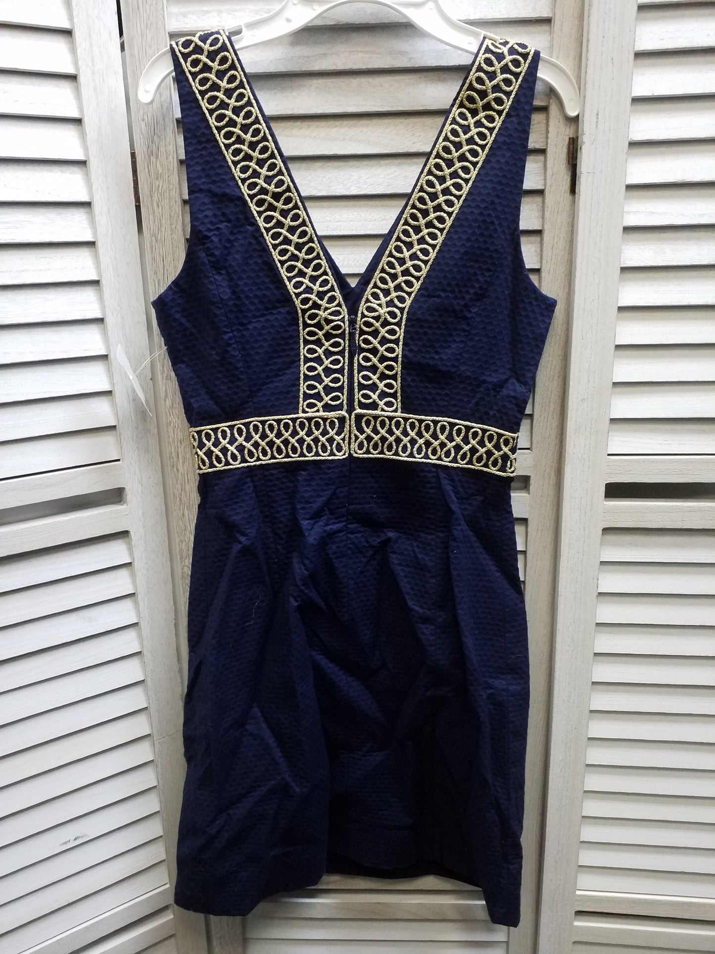 Navy Dress Designer Lilly Pulitzer, Size 0r