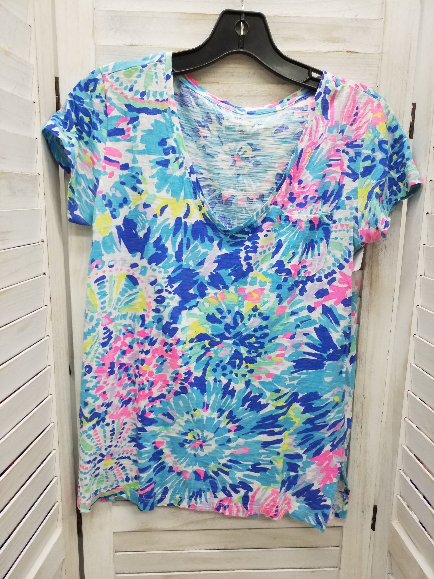 Multi-colored Top Short Sleeve Lilly Pulitzer, Size Xs