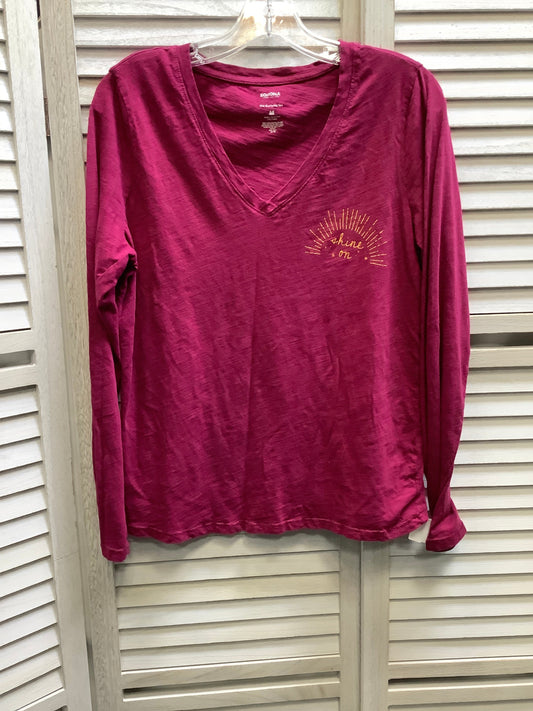 Red Top Long Sleeve Sonoma, Size M