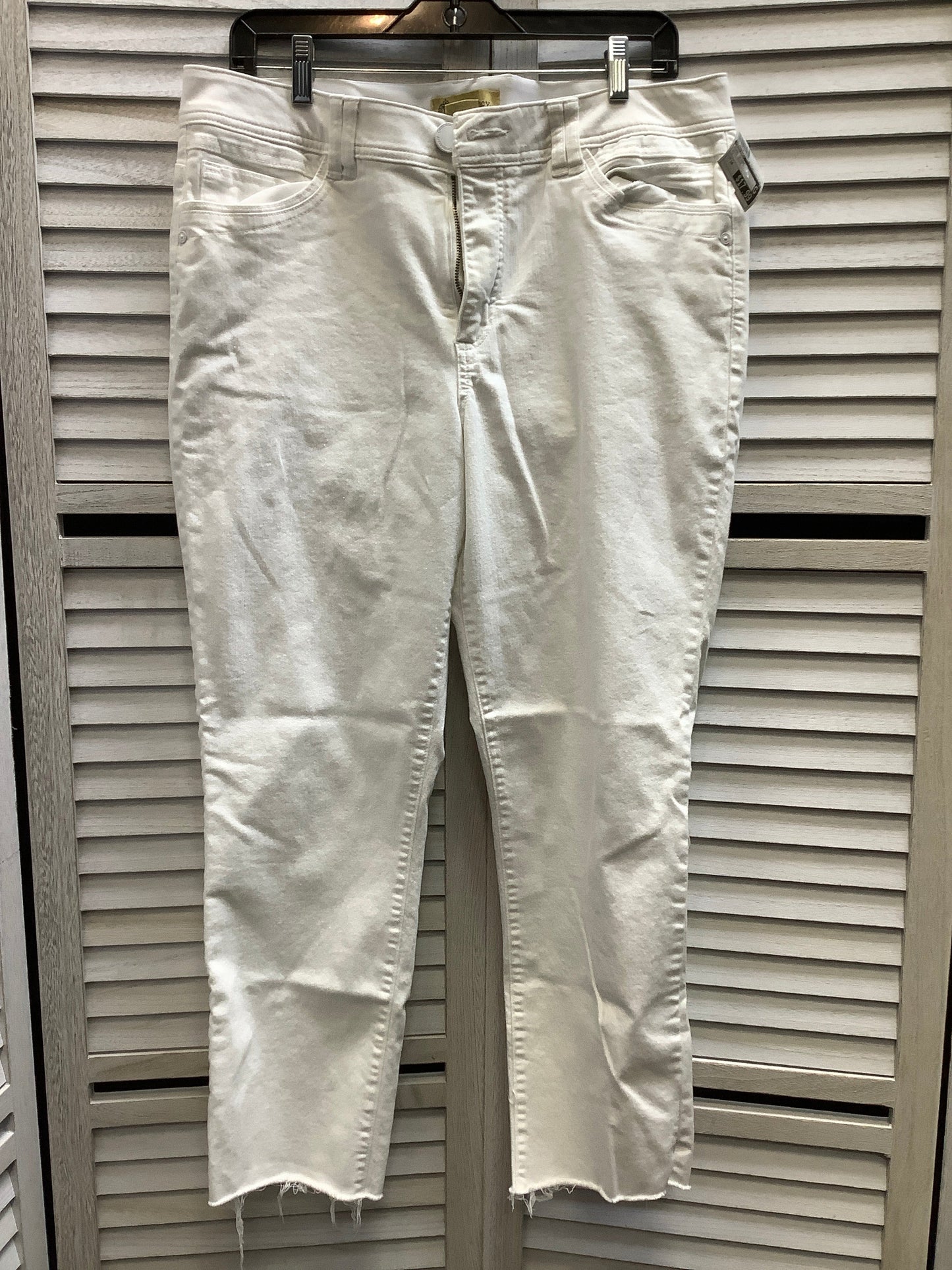 White Denim Jeans Skinny Democracy, Size 14