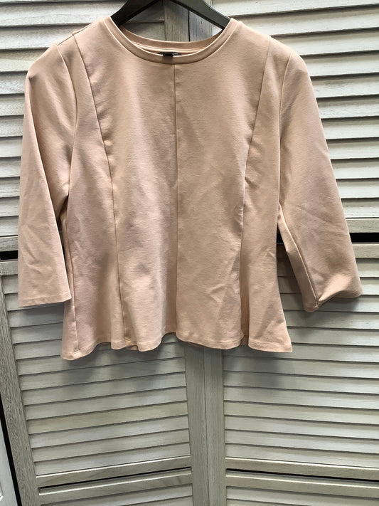 Pink Top 3/4 Sleeve Ann Taylor, Size M