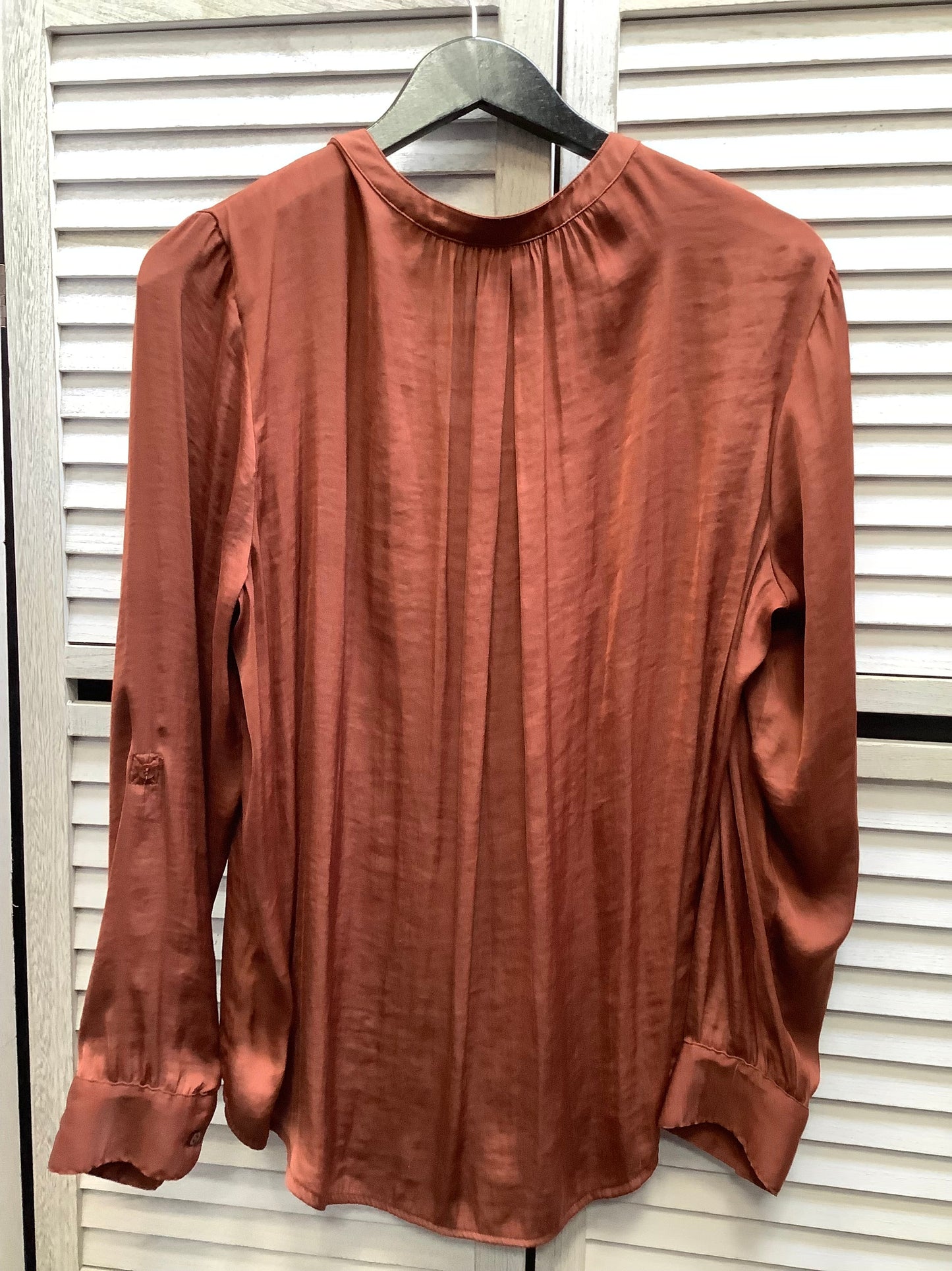 Top Long Sleeve By Simply Vera In Red, Size: Xl