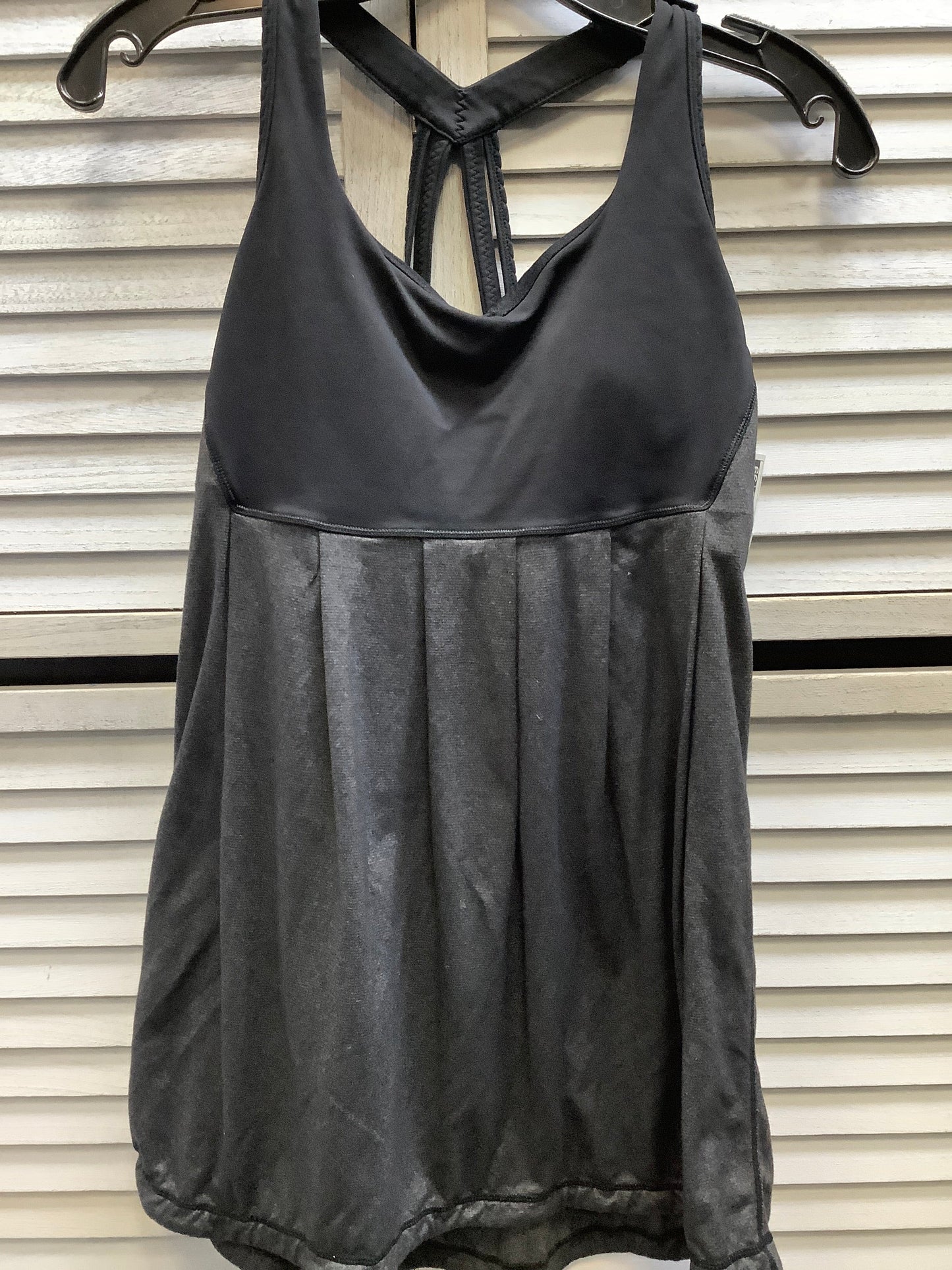 Athletic Tank Top By Lululemon In Black, Size: 8