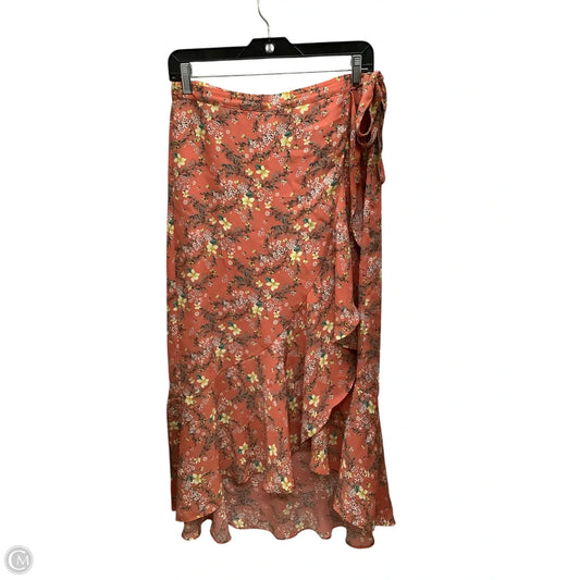 Skirt Midi By Max Studio In Floral Print, Size: M