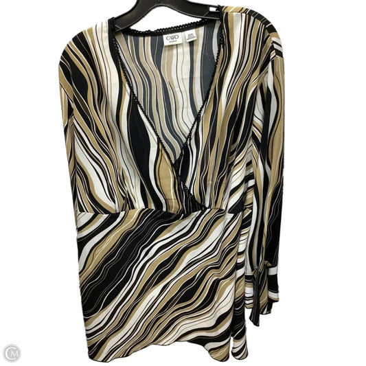 Top Long Sleeve By Cato In Multi-colored, Size: 3x