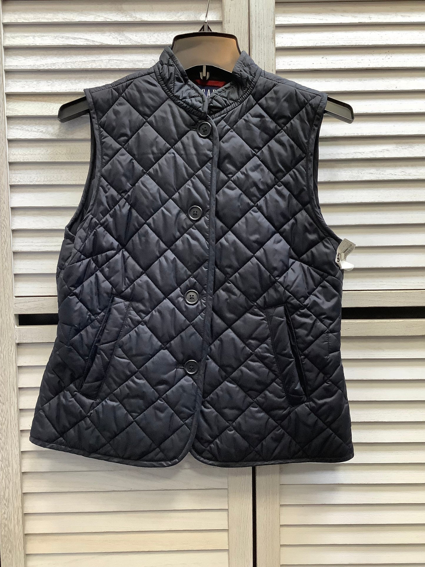 Vest Puffer & Quilted By Gap In Navy, Size: S