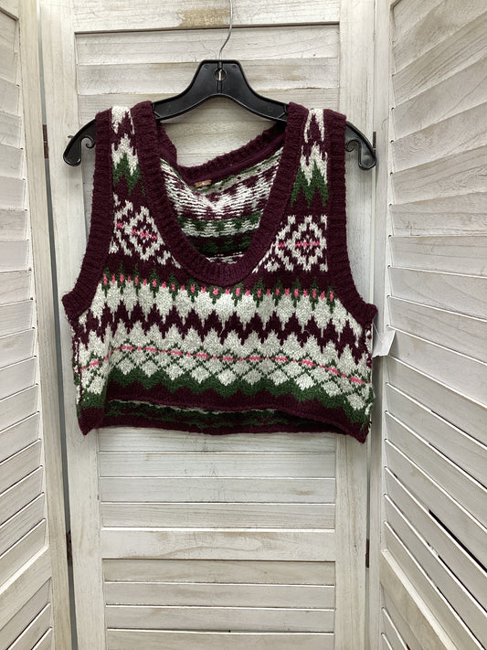 Vest Sweater By Free People In Multi-colored, Size: S