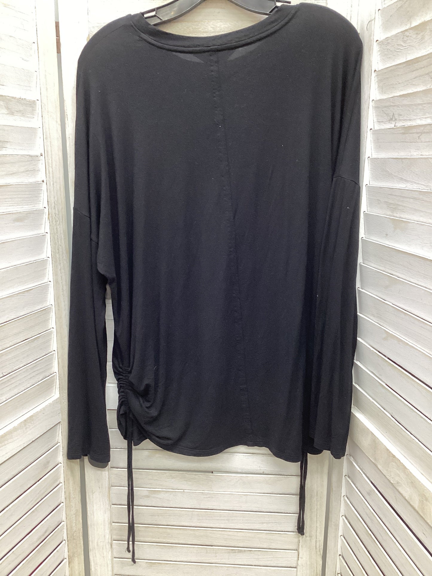 Top Long Sleeve By Simply Vera In Black, Size: Xl