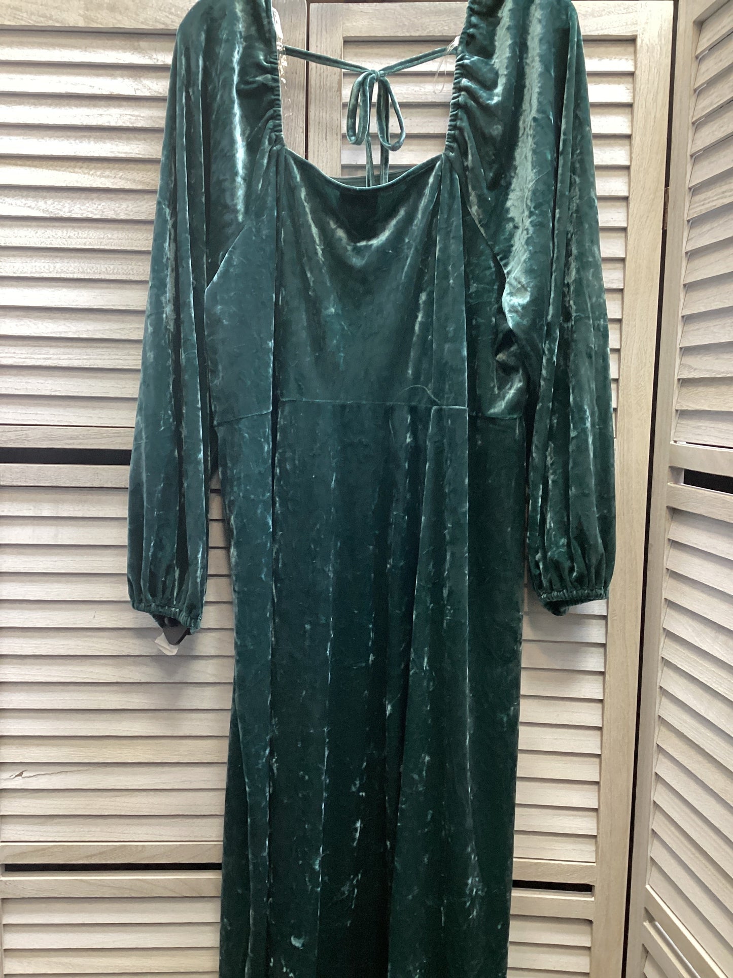 Dress Party Midi By Ava & Viv In Green, Size: 2x