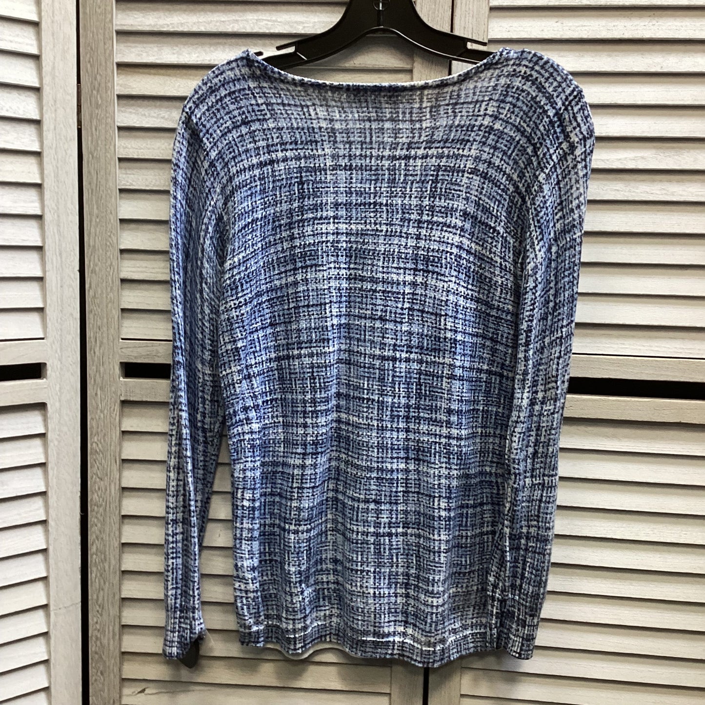 Top Long Sleeve By White House Black Market In Blue, Size: S