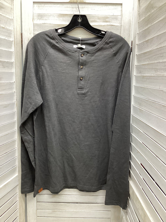 Top Long Sleeve By Simply Southern In Grey, Size: S