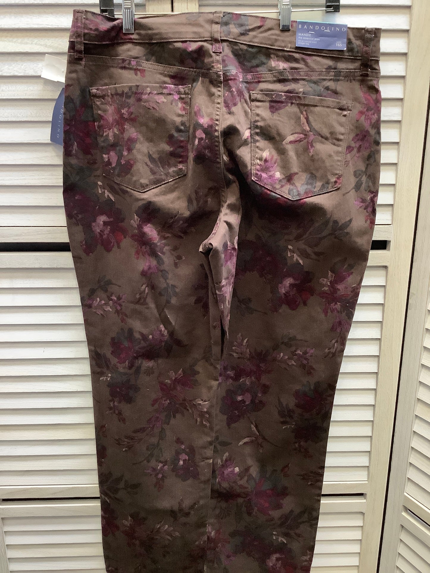 Pants Other By Bandolino In Floral Print, Size: 16