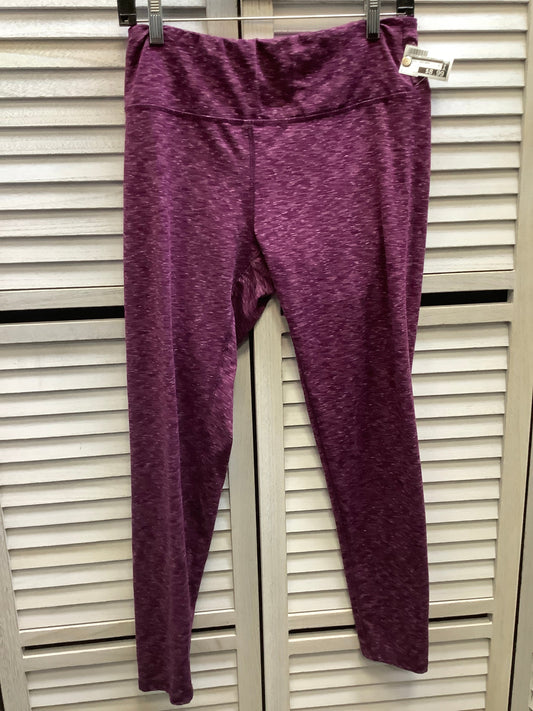 Athletic Leggings By Rbx In Purple, Size: L