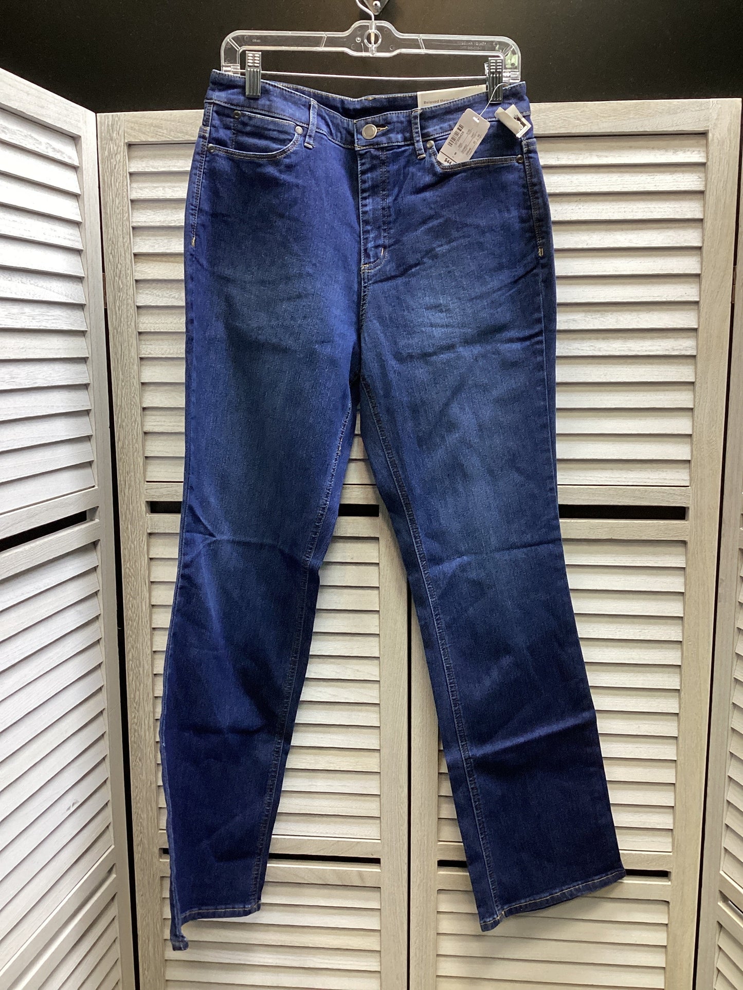 Jeans Boot Cut By Christopher And Banks In Blue Denim, Size: 8