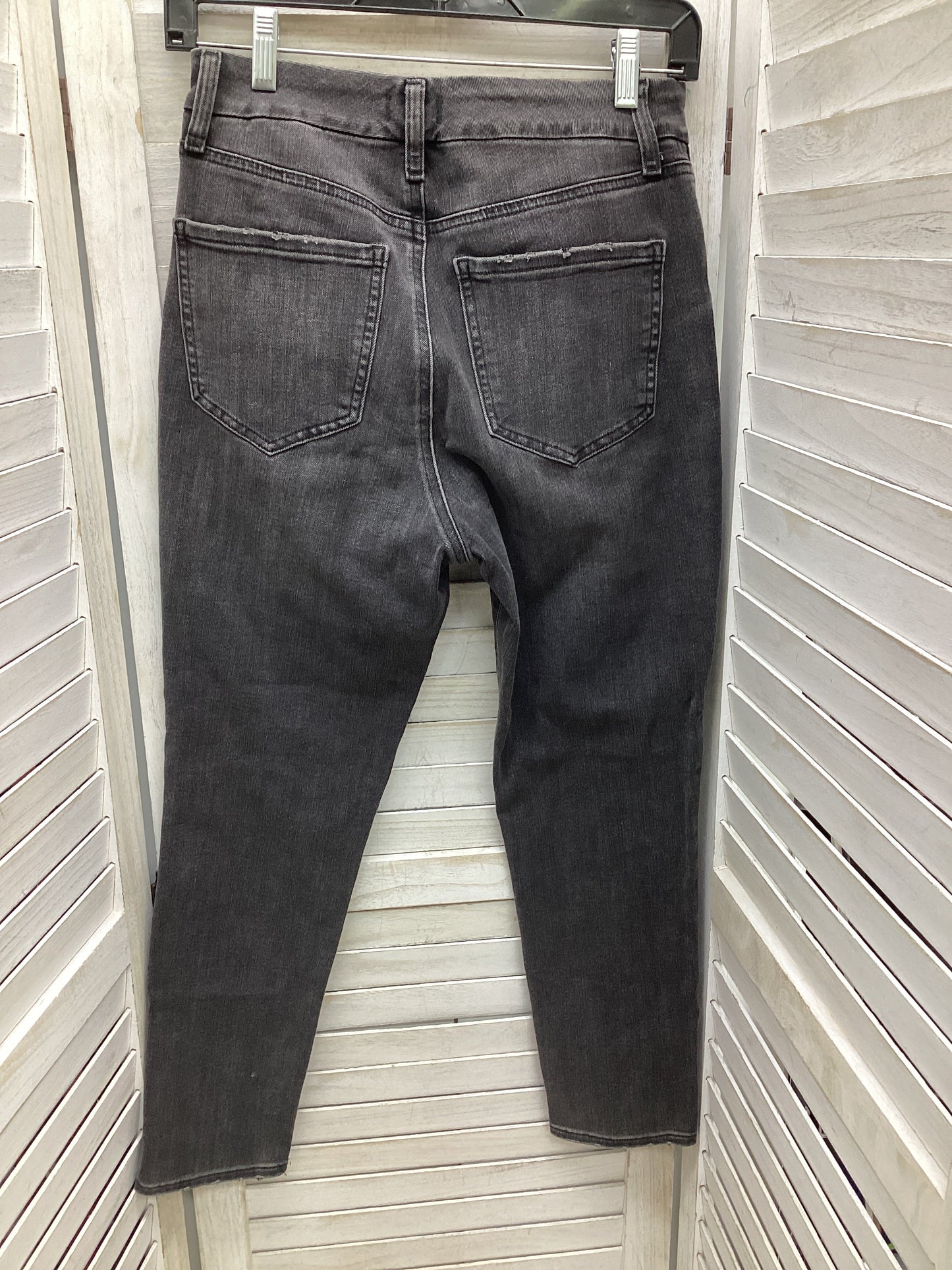 Jeans Skinny By Express In Black Denim, Size: M