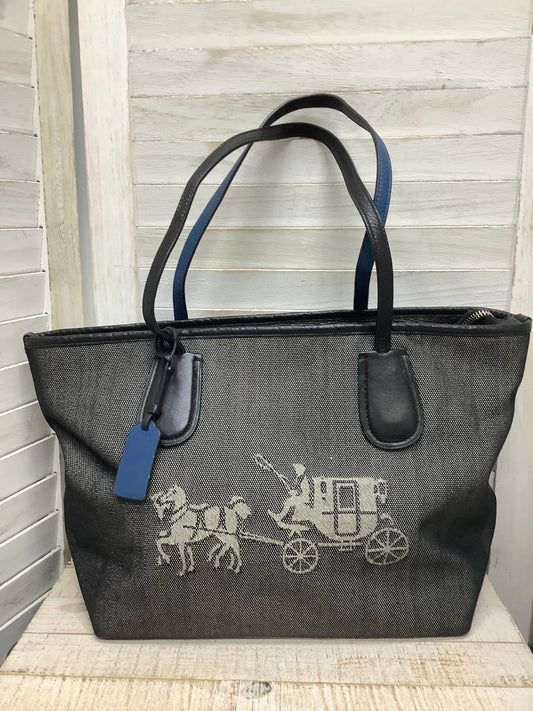 Tote Designer By Coach, Size: Medium