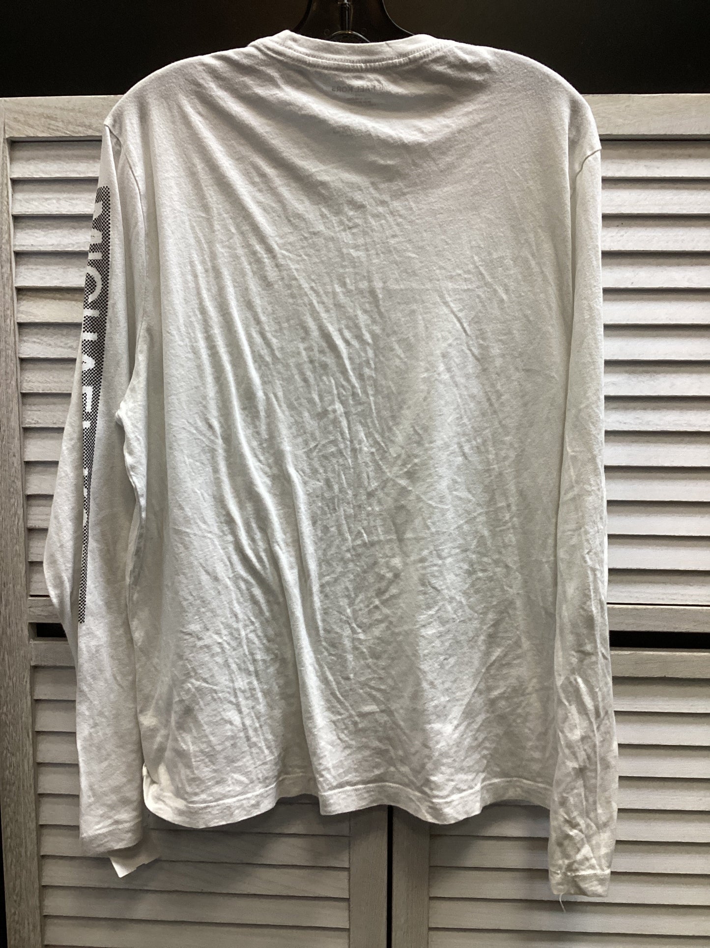 Top Long Sleeve By Michael By Michael Kors In White, Size: L