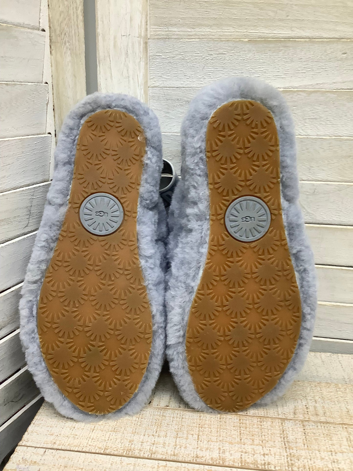 Slippers By Ugg In Grey, Size: 6