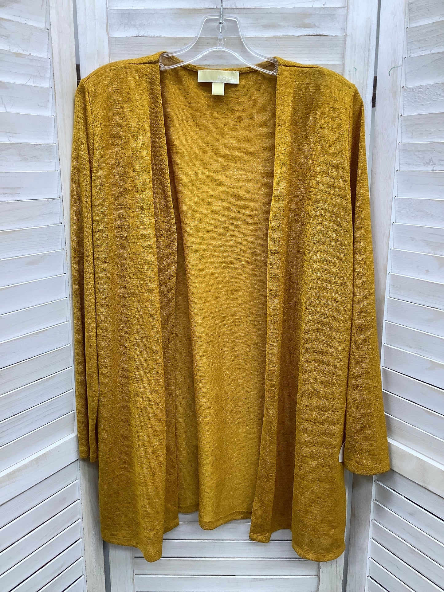 Cardigan By Michael By Michael Kors In Gold, Size: L