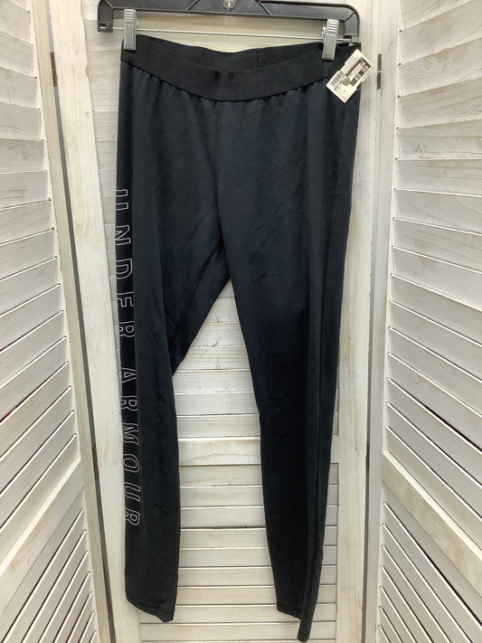 Athletic Leggings By Under Armour In Black, Size: M