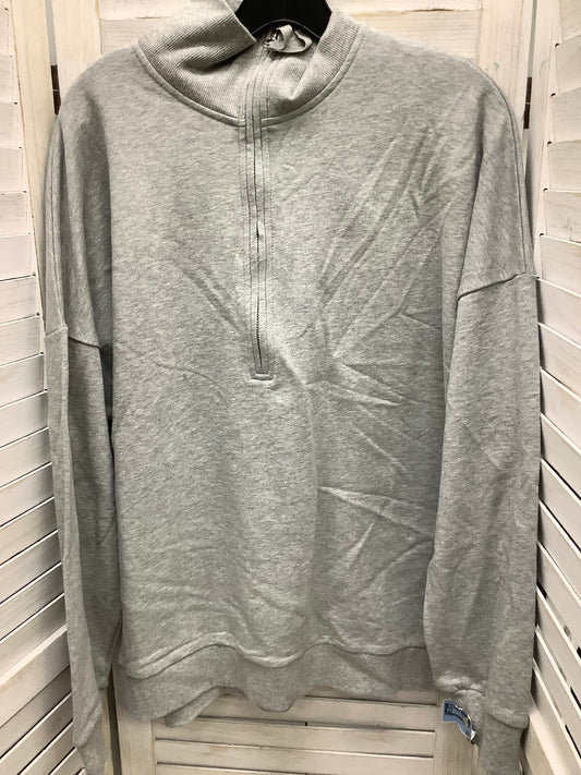 Sweatshirt Crewneck By Clothes Mentor In Grey, Size: 2x