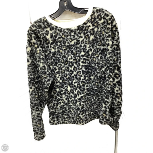 Sweatshirt Crewneck By Loft In Animal Print, Size: S