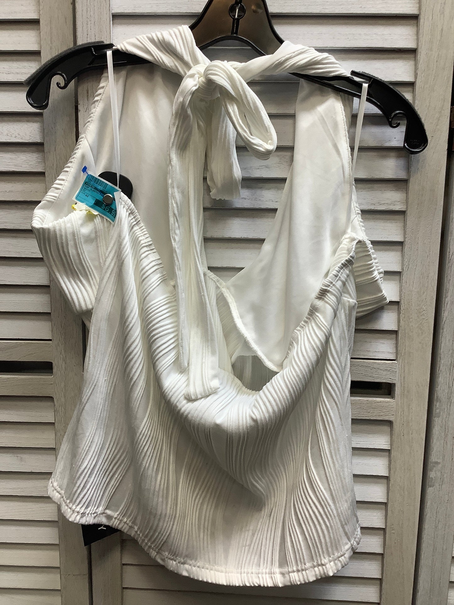 White Top Sleeveless Shein, Size 4x